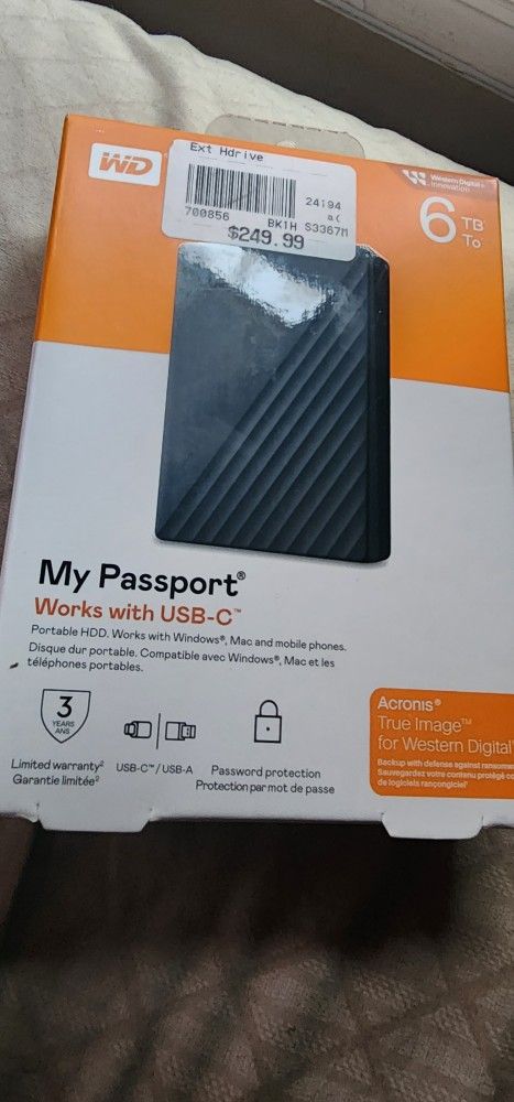 Wd Harddrive 6TB