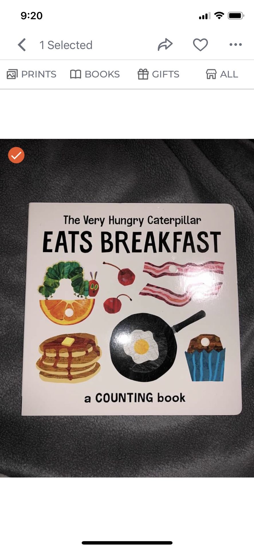 Carle Very Hungry Caterpillar Book