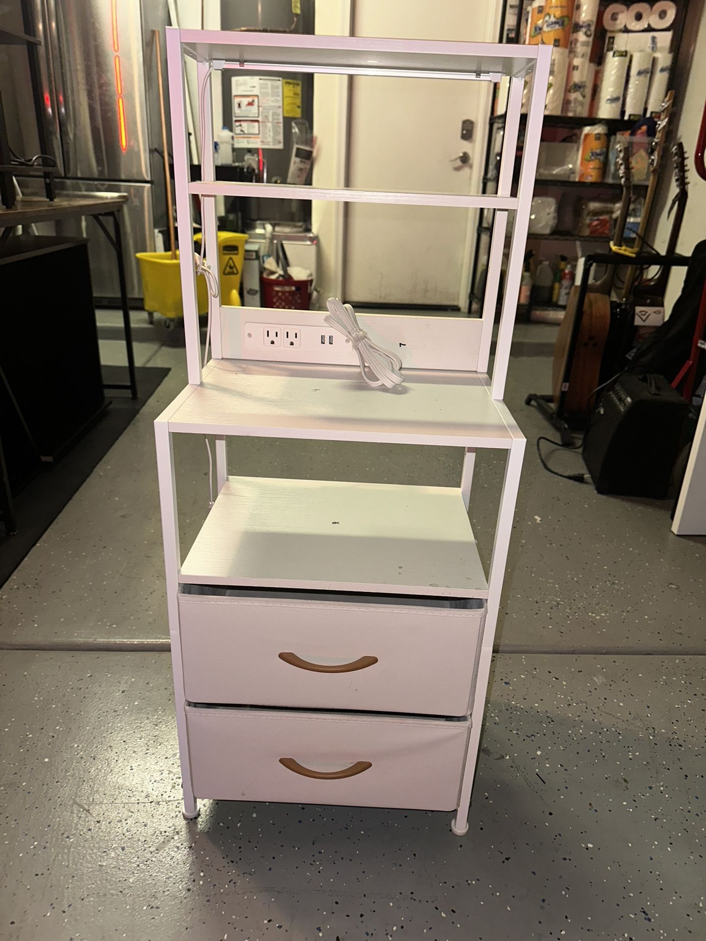 Shelf with drawers