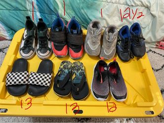 Boys shoes sizes 12, 13 and 1