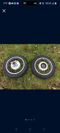 OEM Honda CRF50 Wheels And Tires