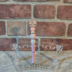 Beaded Pens Pink Hello Kitty Tsum Tsum 