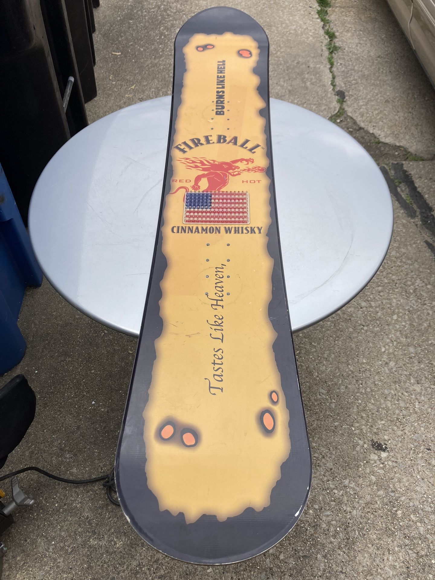 Fireball Whiskey Snowboard Deck