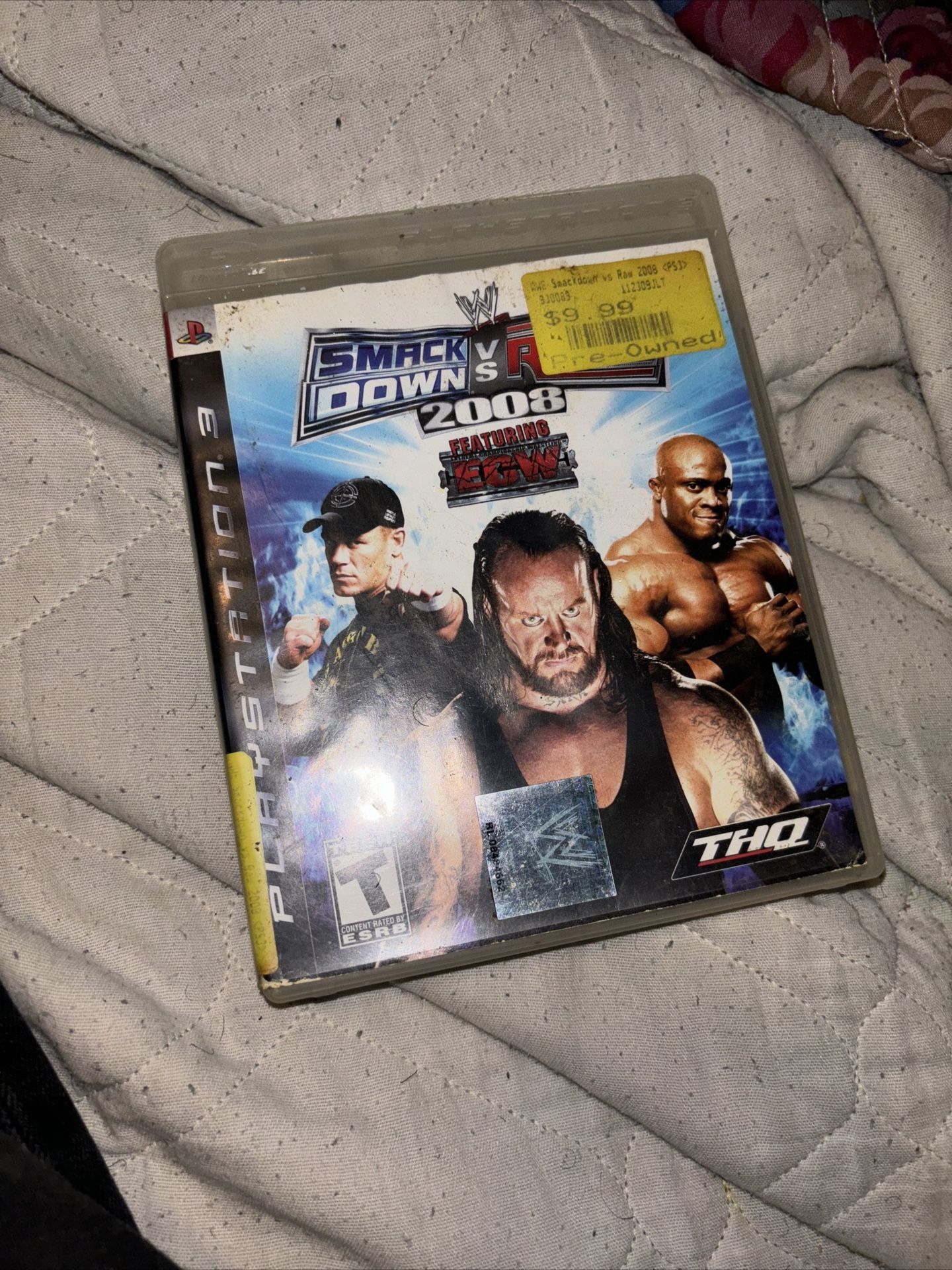 WWE SmackDown vs Raw 2008 PS3 CIB (Sony PlayStation 3, 2007)