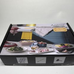 Pasta Maker Attachmen 3 In 1 Including Dough Roller Spaghetti Fettuccine Cutter - Homemade Fresh Pasta Easily