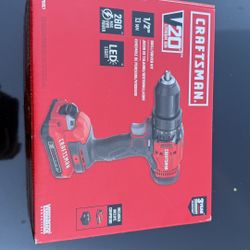 Brand New & Sealed – Craftsman V20 1/2” Cordless Drill/Driver Kit (Model CMCD700C1)