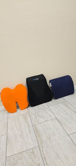 Back Support Memory Foam Cushion Pillows for Office Chair. All 3 for $30.