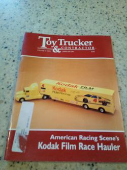 Vintage toy trucker February 1997/American racing scene's Kodak film race hauler