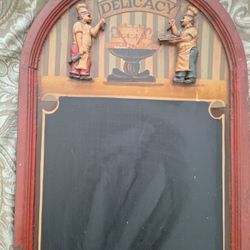 Hand Crafted And Painted Anitque Kitchen Chalk Board