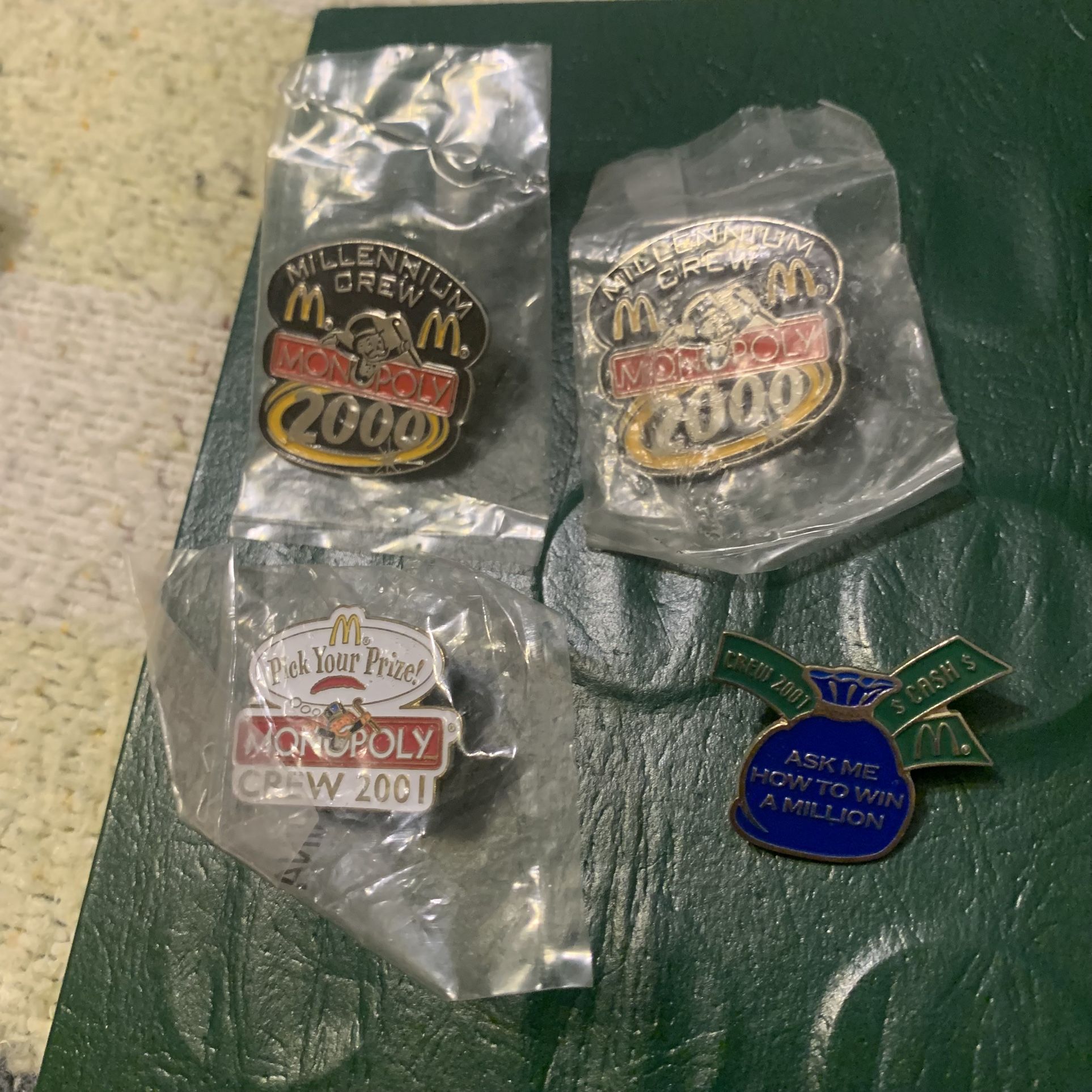 Monopoly Vintage Collectible's Pins