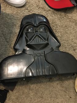 Darth Vader collectible helmet action figure carrying case