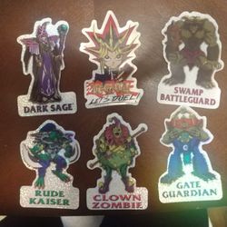 Vintage 1996 Yu-Gi-Oh Stickers