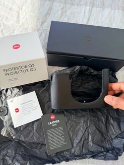 Leica Protector Q3 Black Leather Case