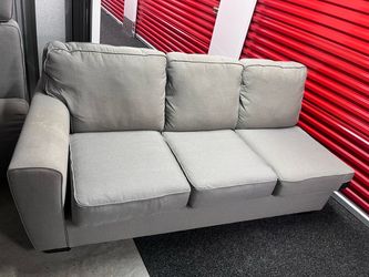 Light Gray 2-Piece Sectional Sofa with Chaise – Good Condition