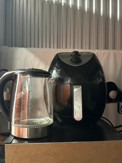 Air Fryer And Electric Water Kettle