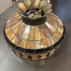 Stained Glass Hanging Light 