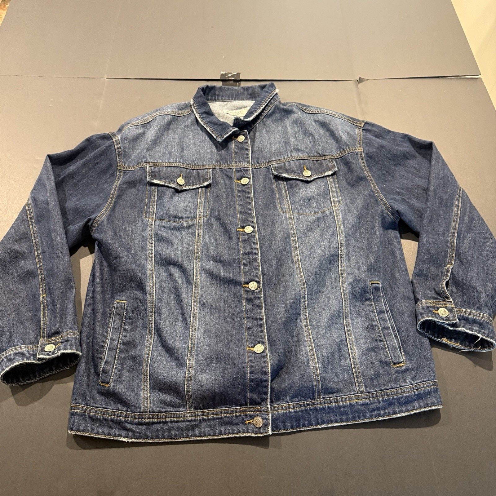Judy Blue Los Angeles Women's Denim Jacket Size 3XL Dark Wash