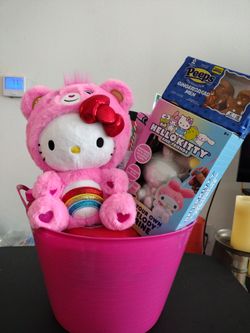 Hello Kitty Care Bears Gift Bundle Basket