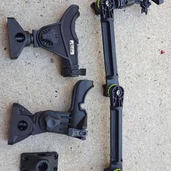 Various Fishing Rod Holders And Camera Mount 