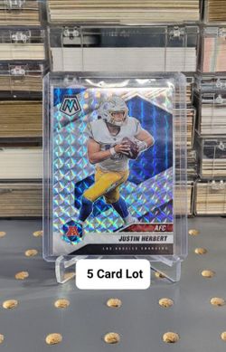 🏈 (5) 2021 Mosaic Justin Herbert Cards