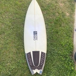 Used Chemistry Surfboards 5’10” x 19” x 2 3/8”
