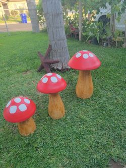 New 2ft Mushroom Decorations 