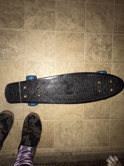 Penny boards, Schwinn bike. Raleigh bike. And roller blades in need of a little tlc
