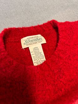 St. John's Bay Red Knit Sweater Large