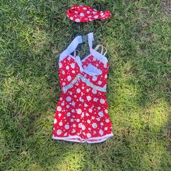 Retro Swimsuit Costume Halloween/dance