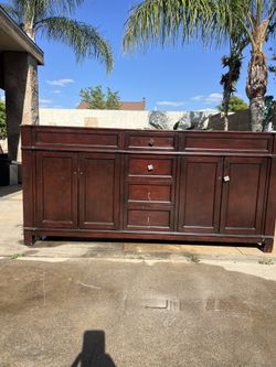 Double Sink Cabinet