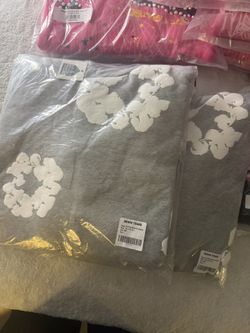 Gray Denim Tears Hoodie Size Large