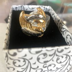 Stainless steel man Ring size 10