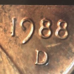 10 / 1988 D Penny 