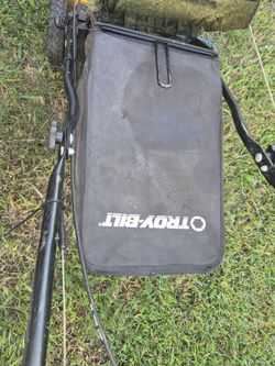 Four grass catcher bags