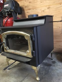 Lopi Endeavor woodstove used completely rebuilt brass door and legs for Sale  in Sublimity, OR - OfferUp