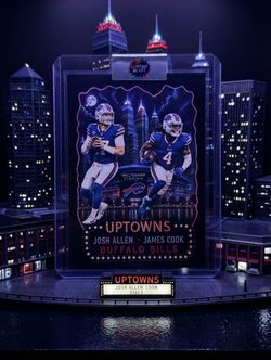 Custom Blast Josh Allen James Cook Buffalo Bills Card