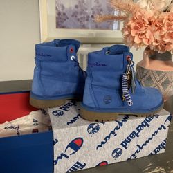 Timberland Premium 6 IN Waterproof Boot Bright Blue Nubuck