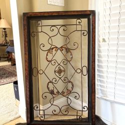 39.5” h x 24”w Metal wall art