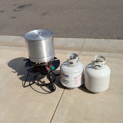 Free Cooker/Fryer With Purchase Of Tanks (Turkey, Carnitas, Anything)