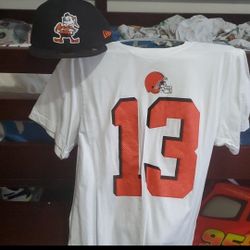 Cleveland Browns Hat And Obj Shirt Combo 