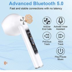 Wireless Earbuds, Hi-Fi Stereo Sound, Bluetooth - New IN BOX
