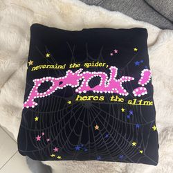 Spider Hoodie-Pink version  size L