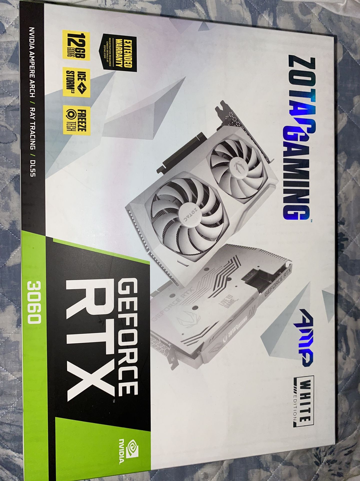 ZOTAC GAMING GeForce RTX 3060 AMP WHITE 12GB GDDR6