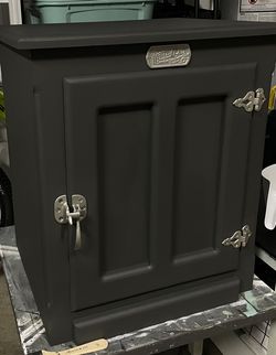 White Clad Cabinet- Refinished