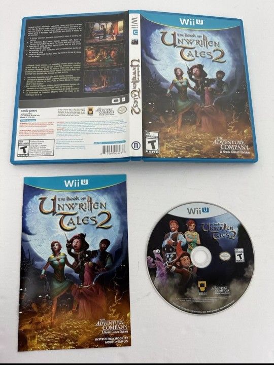 Book of Unwritten Tales 2 (Nintendo Wii U, 2016)