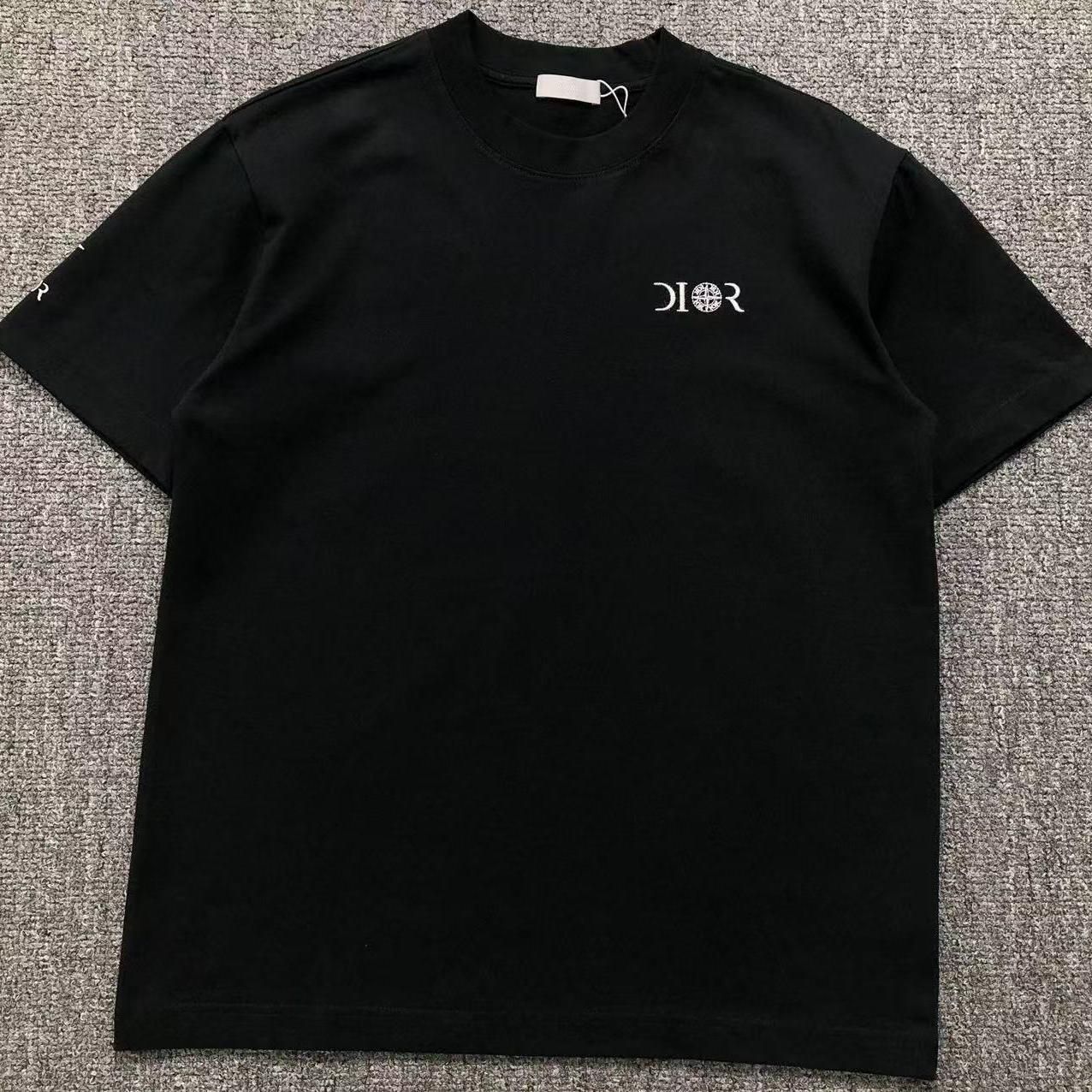 Stone Island X Dior Embroidered Printed T Shirt