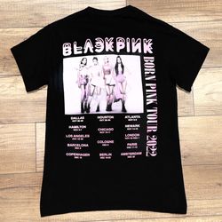 BlackPink Born Pink Official Tour Merch 2022 Korean K-Pop Music T Shirt Adult S