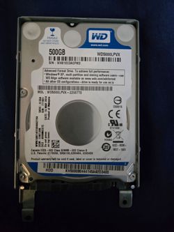 500 GB internal HDD hard drive