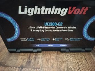 LightningVolt LV1300-C2 Lithium LiFePO4 Battery