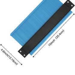 Contour Duplication Gauge with No Lock 10 Inch Adjustable Precisely Copy Irregular Shape Duplicator- Irregular Welding Woodworking Tracing - Must Have